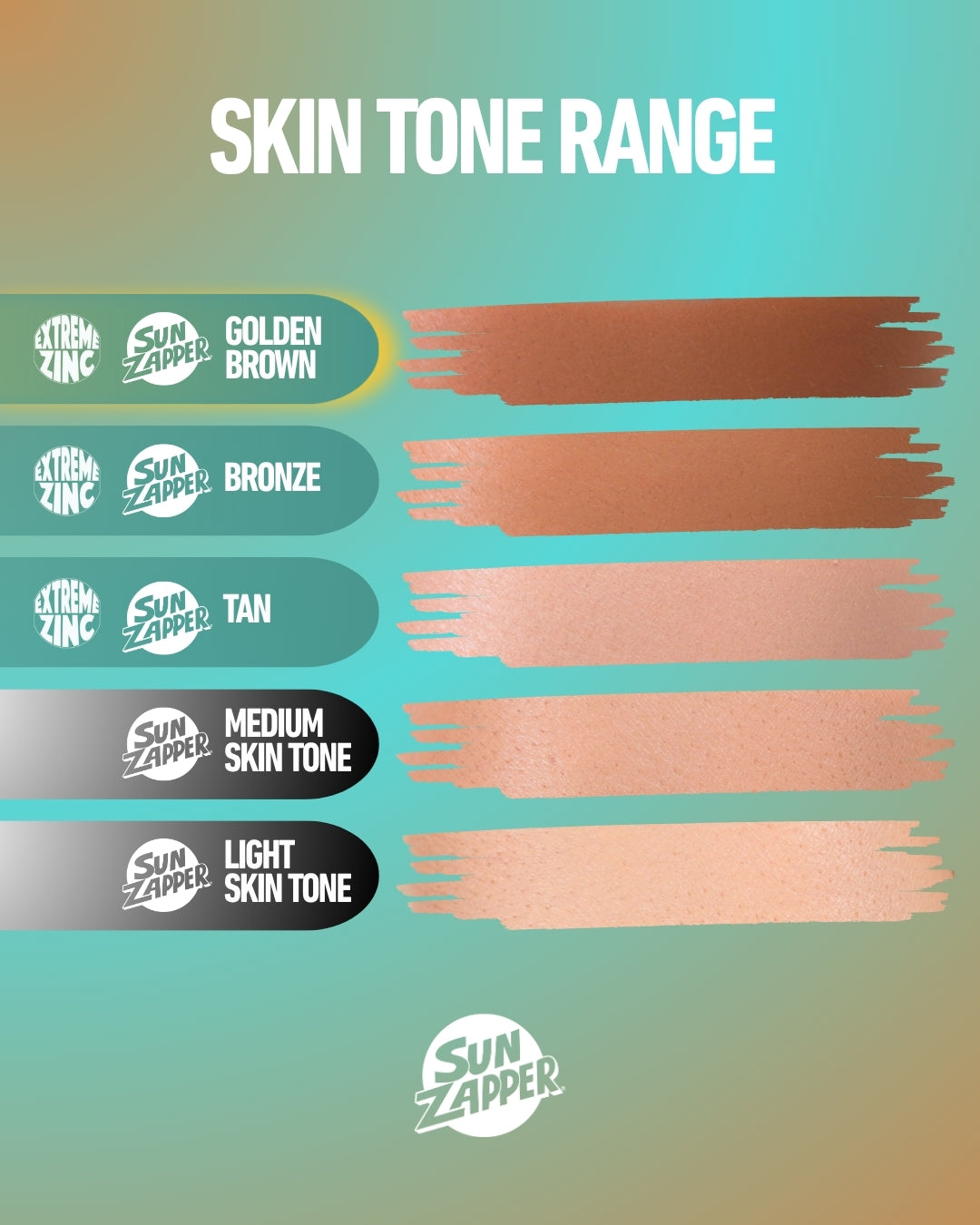 sun zapper color skin tone zinc stick