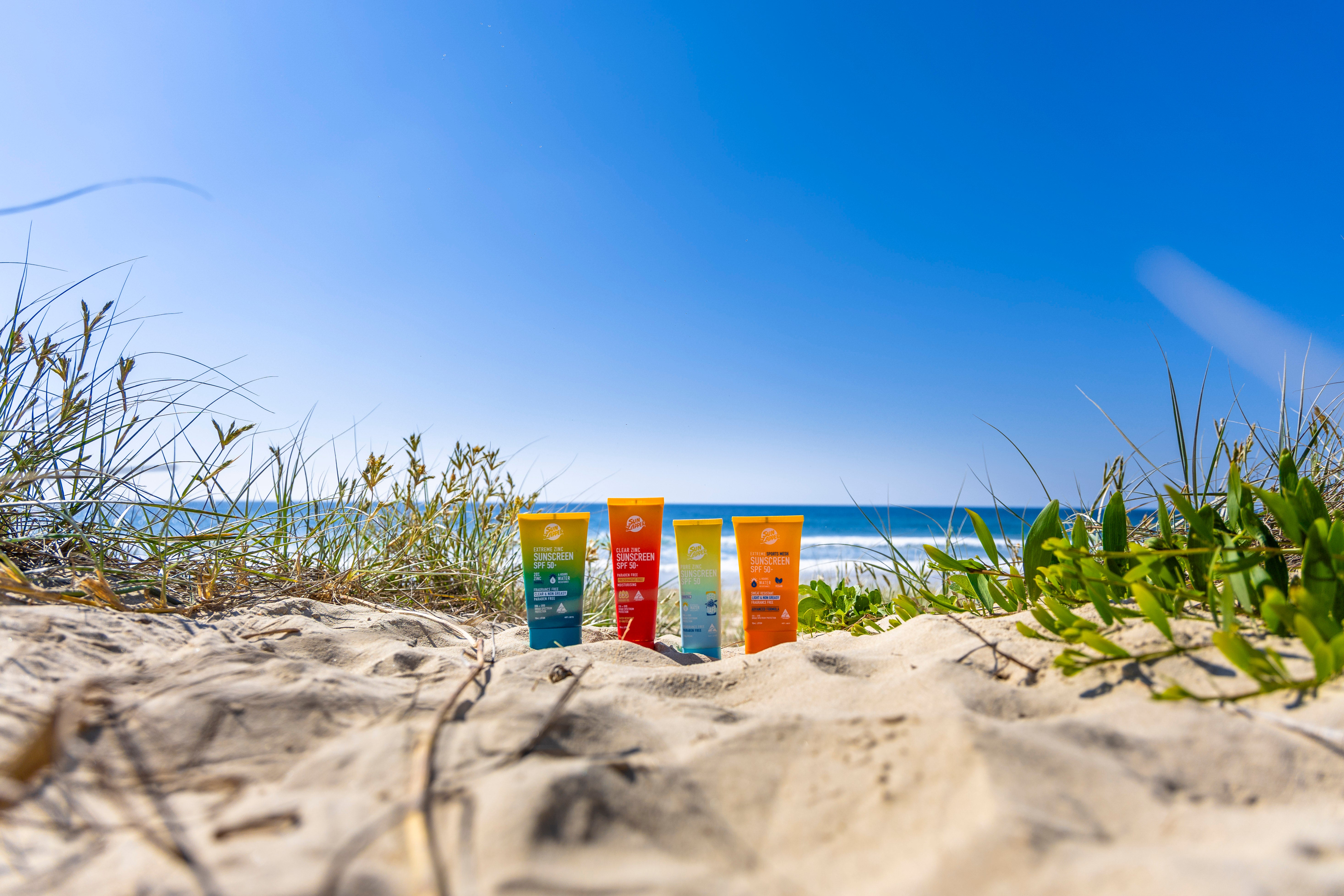 sun zapper zinc oxide sunscreen spf 50 sun cream AUSTRALIAN ZINC OXDE MINERAL SUN CREAM LOTIONS 