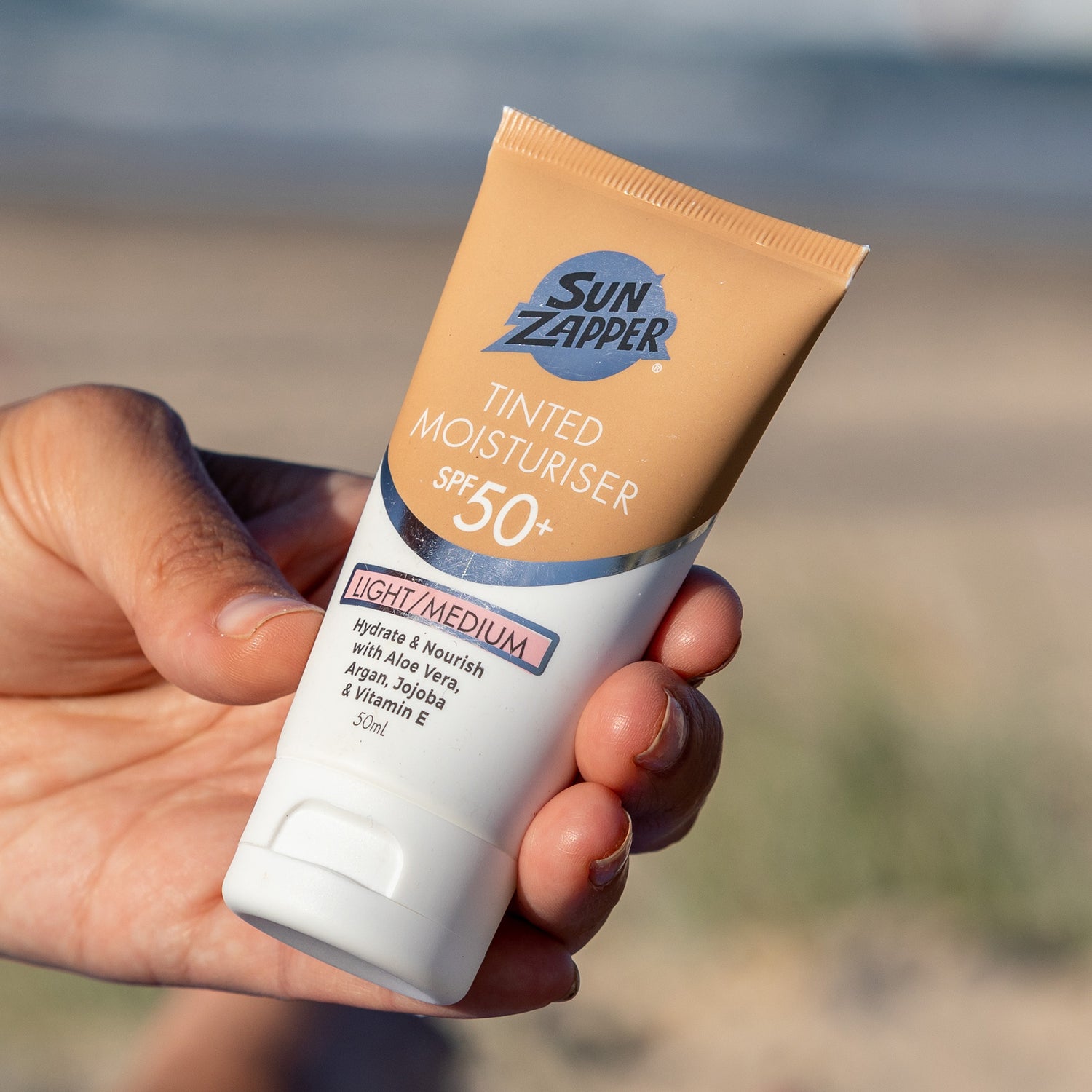 sun zapper tinted moisturiser with spf 50