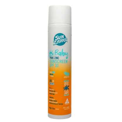 Pure Zinc Natural Baby Mineral Sunscreen | Baby Sun Cream - SPF 30