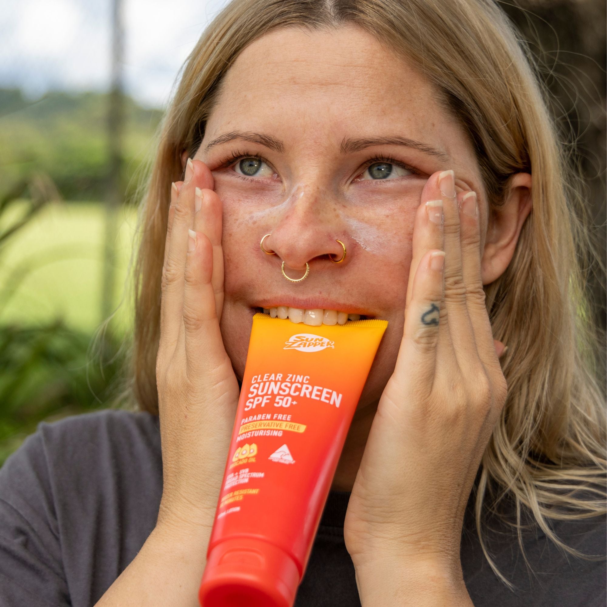 Clear Sunscreen | Zinc Oxide Transparent Sun Cream (SPF 50+) – Sun