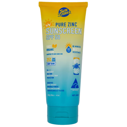 Pure Zinc Reef Safe Sunscreen With Non-Nano Zinc Oxide - SPF 50