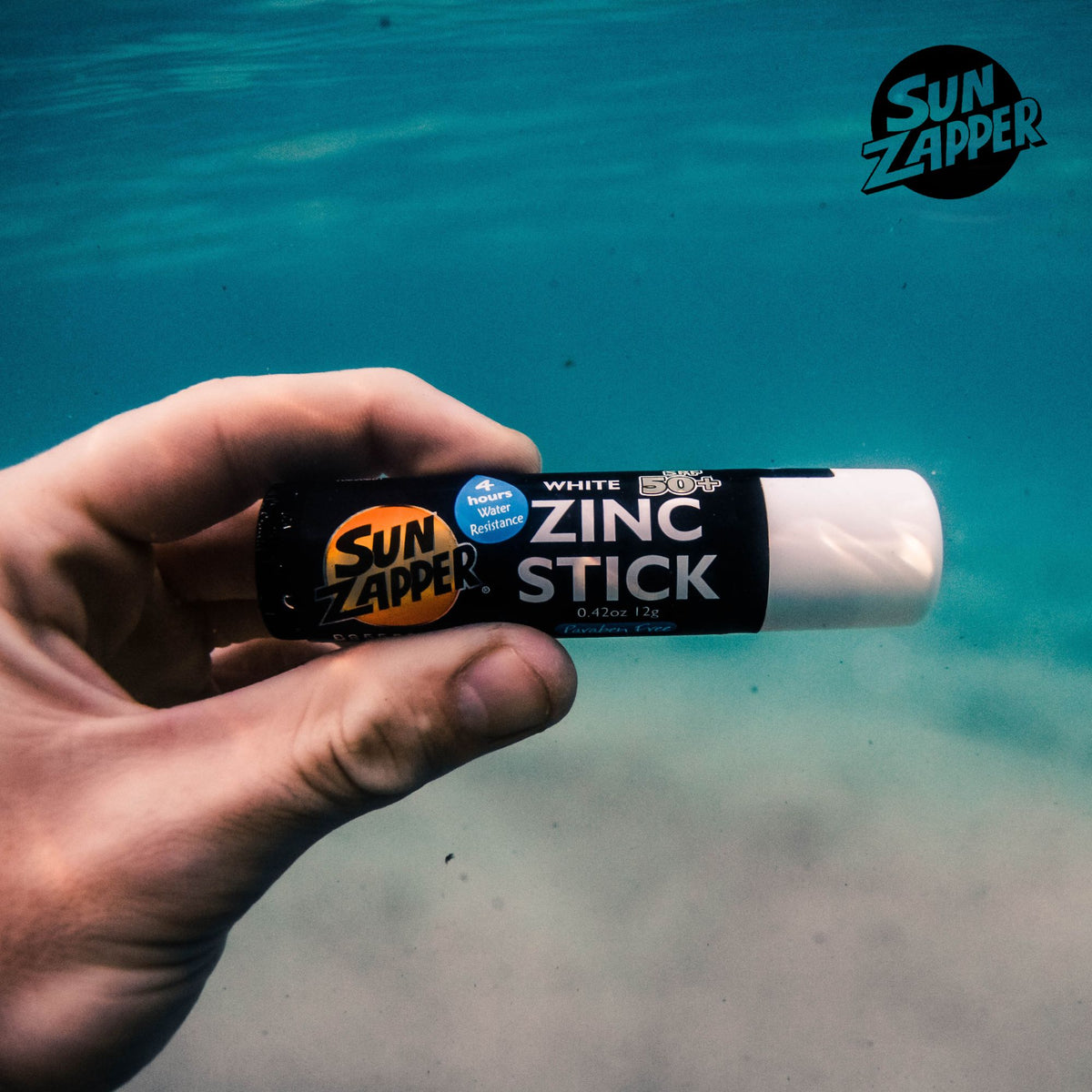white zinc stick sunblock stick