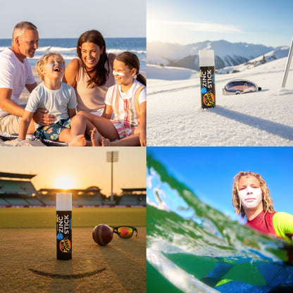 white zinc stick sunblock stick spf 50